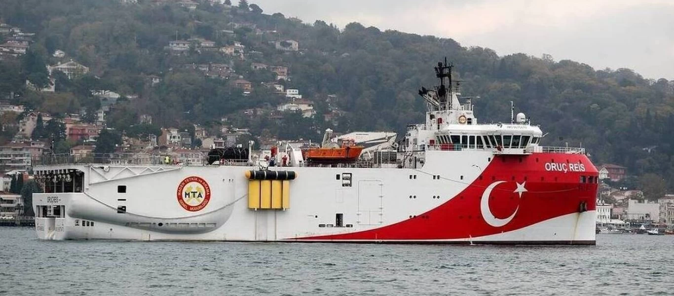 Ετοιμάζεται να αποπλεύσει για την ελληνική υφαλοκρηπίδα το Oruc Reis: «Ολοκληρώνονται οι προετοιμασίες» λένε οι Τούρκοι